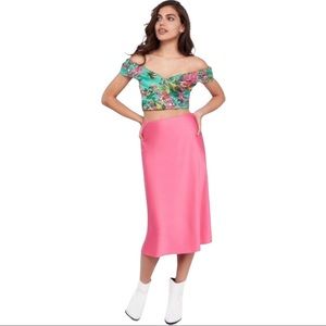 Express x Rocky Barnes Midi Skirt
